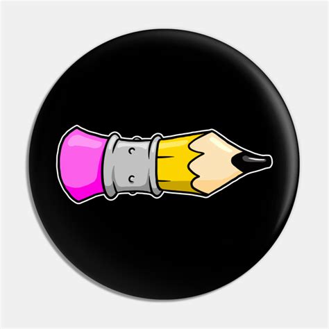 Yellow Number 2 Pencil - School Pencil - Pin | TeePublic