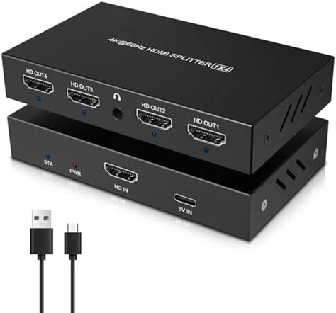 Amazon Mt Viki Hdmi Splitter In Out X Power Hdmi Splitter