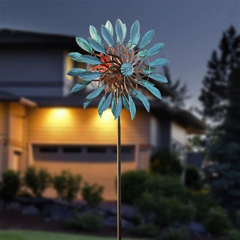 Rotating Windmill Garden Yard Ornament with Solar Light | THE NEXT ...