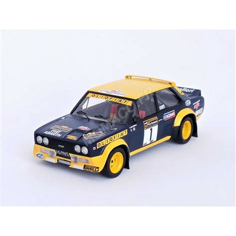 Miniature FIAT 131 ABARTH 1 FULVIO BACCHELLI FRANCESCO ROSSE 1 43