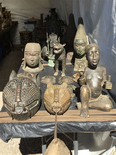 Bronze Sculpture at the African Art Village | African art, African ...