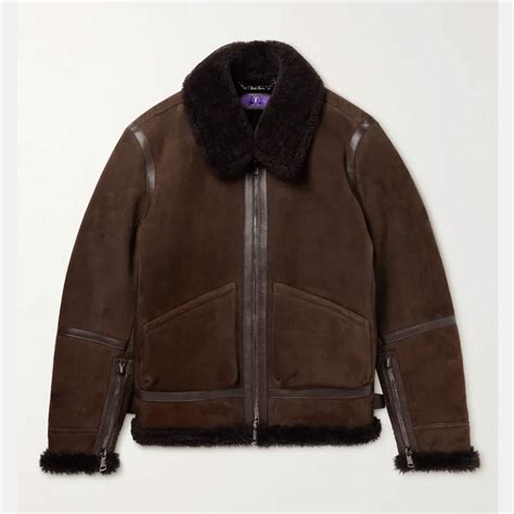 Shop The Stylish Tacenda Brown Shearling Trimmed Leather Jacket At