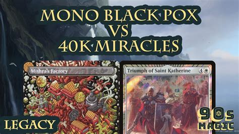 Mono Black Pox Vs Miracles MTG Legacy YouTube