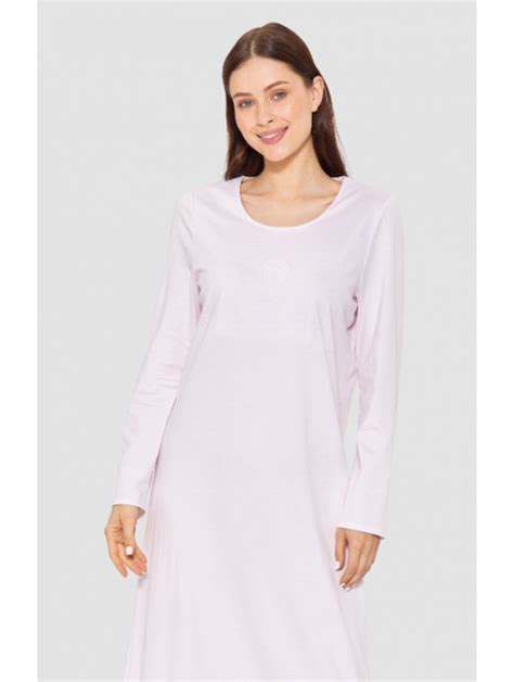 Feraud Long Nightgown Prink Cotton High Class