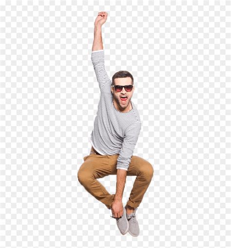 Man Jumping High - Happy Jumping Person Png, Transparent Png - 667x1000 ...