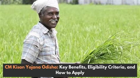 Cm Kisan Yojana Odisha Key Benefits Eligibility Criteria And How To