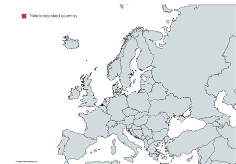 Did you know that there are 0 triple-landlocked countries in Europe? 🤯🤯🤯 : r/mapporncirclejerk