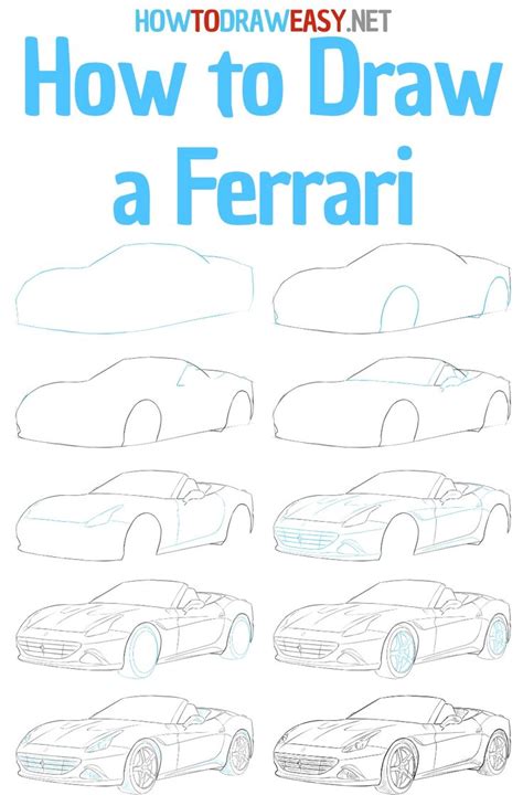 How to Draw a Ferrari