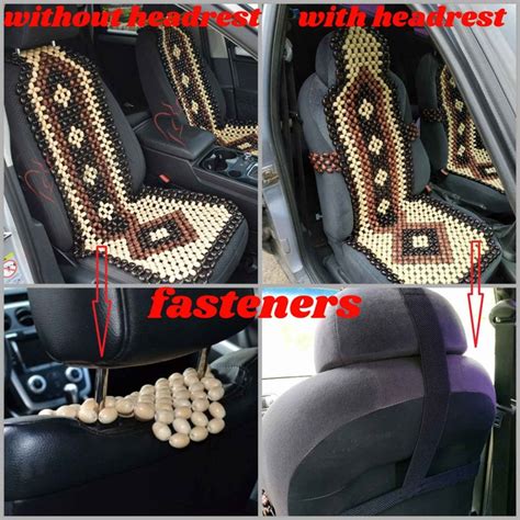 Pair Beaded Car Seat Covers With Headrest Pair Car Seat Cover Etsy