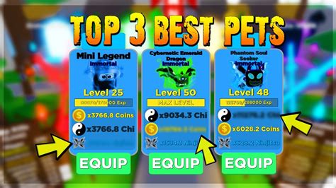 TOP 3 BEST PETS AND HOW TO USE THEM IN NINJA LEGENDS ROBLOX YouTube