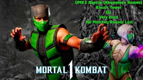 Mortal Kombat 1 UMK3 Reptile Khameleon Kameo Klassic Tower On Very