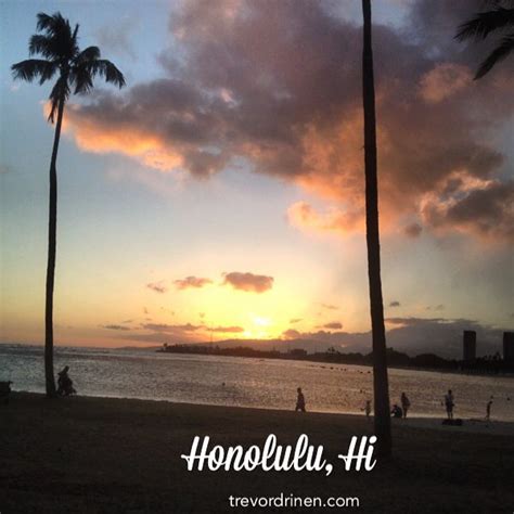 Sunrise from Magic Island Honolulu Hi #sunset #honolulu #hawaii # ...