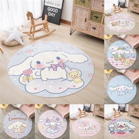 Cinnamoroll Cartoon 3d Printing Cute Floor Mat Non Slip Room Carpet