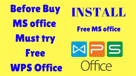 How To Download And Install Wps Office 2016 On Windows 10 Youtube