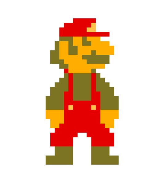 Pixilart Big Mario Super Mario Bros By Angrykirbachu98