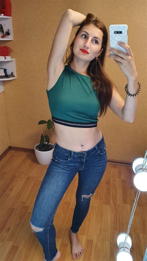 Tall Beautiful Ukrainian Skinny Brunette With Natural Tits And Love To