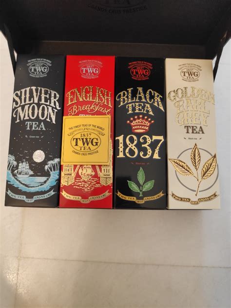 Twg Tea Grands Crus Prestige Tea Set Earl Grey Black Tea Silver Moon