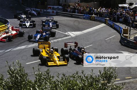 Satoru Nakajima Lotus T Honda And Philippe Alliot Lola Lc Ford