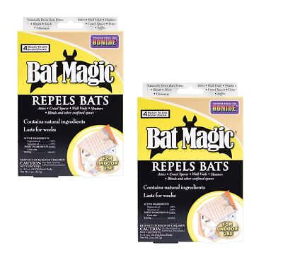 2 Indoor Bat Magic Repellent Scent Packs Pouches 4ct New EBay