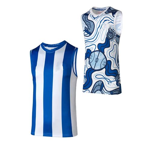 2023 North Melbourne Kangaroos Mens Homepronigenous Guernsey من 1555