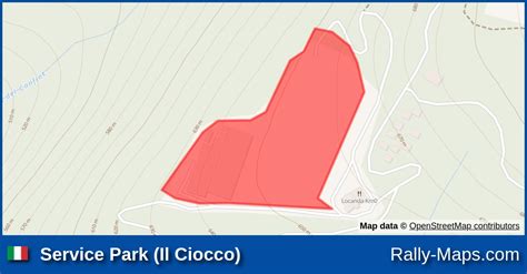 Service Park Il Ciocco Stage Map Rally Il Ciocchetto Rally