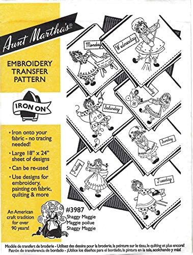 Amazon Saucy Suzy Aunt Martha S Hot Iron Embroidery Transfer