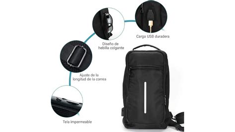 Mochila Inteligente Con Puerto Usb Funcionalidad Y Comodidad Iccsi