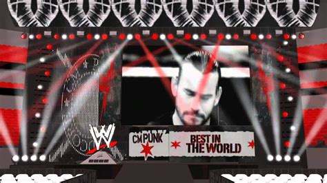 WWE CM Punk Entrance Stage 2012 HD YouTube