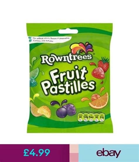 Rowntrees Fruit Pastilles Bag 150g Britishuk Candysweets