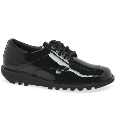 Kickers Lo Wmns Girls School Shoes Charles Clinkard