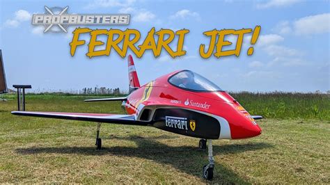 Propbusters Uk F Ferrari Jet Large Rc Futura Jet W Smoke