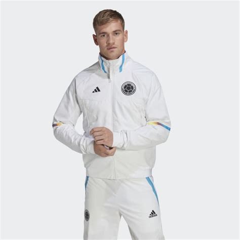 adidas Chaqueta Anthem Colombia Game Day - Blanco | adidas Colombia