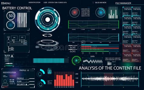 Futuristic Interface Space Motion Graphic Infographic Game And Ui Ux