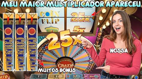 CRAZY TIME ESSE BONUS VEIO UM MULTIPLICADOR INACREDITAVEL E O