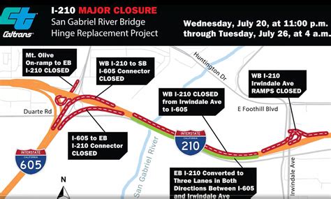 Westbound 210 Freeway At The 605 In Irwindale To Be Shut Down For 5 Full Days Cbs Los Angeles