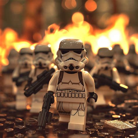 Stormtrooper in Lego style by Loncaster on DeviantArt