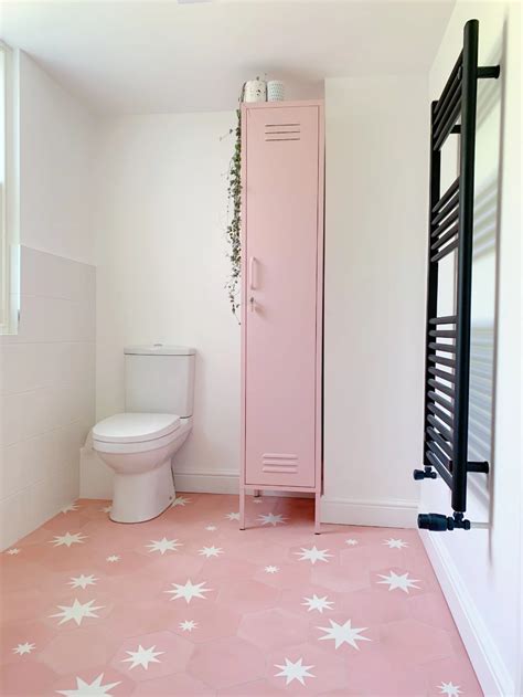 Funky Bathroom Bathroom Floor Tiles Girls Bathroom Blush Bathroom