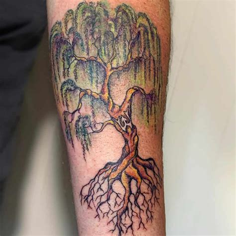 Spooky Forest Tattoo