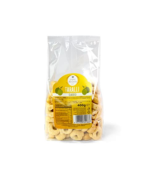 Classic Taralli Classico Terre Di Puglia 10x400gr Carnevale