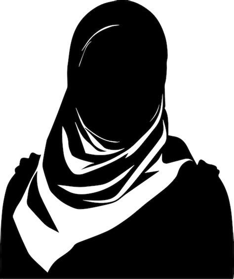 Premium Vector Islamic Hijab Girl Vector Silhouette 25