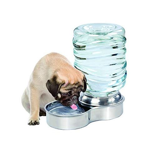 Bundaloo Dog Water Bowl Dispenser Automatic Slow Refilling System