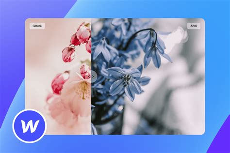 Before And After Image Slider In Webflow Flowbase