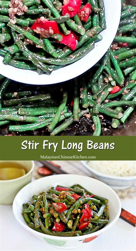 Stir Fry Long Beans - Malaysian Chinese Kitchen