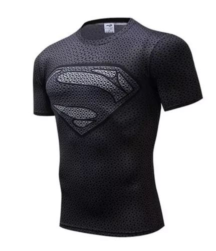 Polera Deportiva De Compresi N Superman Polera Superman V Cuotas Sin