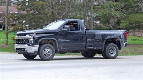 2020 Chevy Silverado Hd Single Cab Dually Spied Fully Undisguised