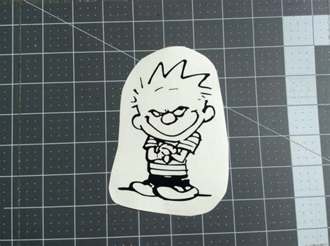 Calvin From Calvin And Hobbes Vinyl Decal Window Sticker