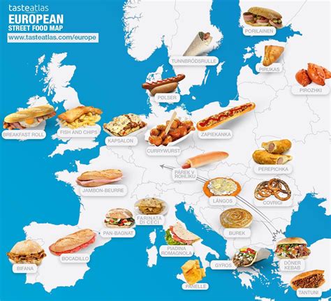 European Street Food Map Reurope