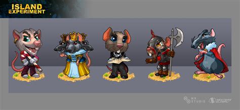 characters   game  behance