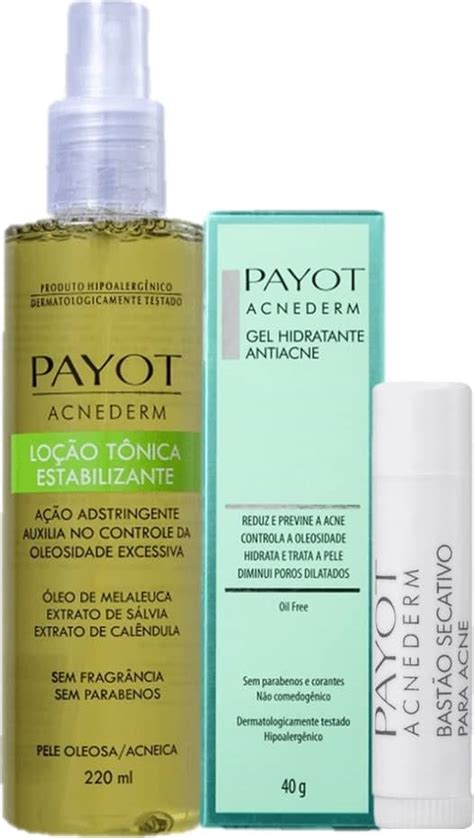 Kit Payot Acnederm Antiacne E Controle De Oleosidade Beleza Na Web