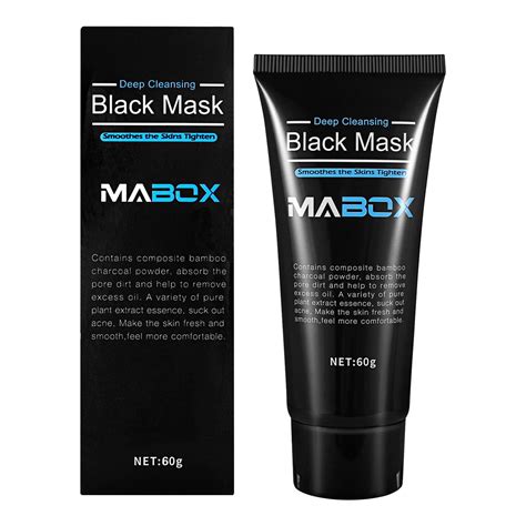 Barsme Facial Mask Charcoal Deep Sea Mud Tear Pull Facial Mask Nasal